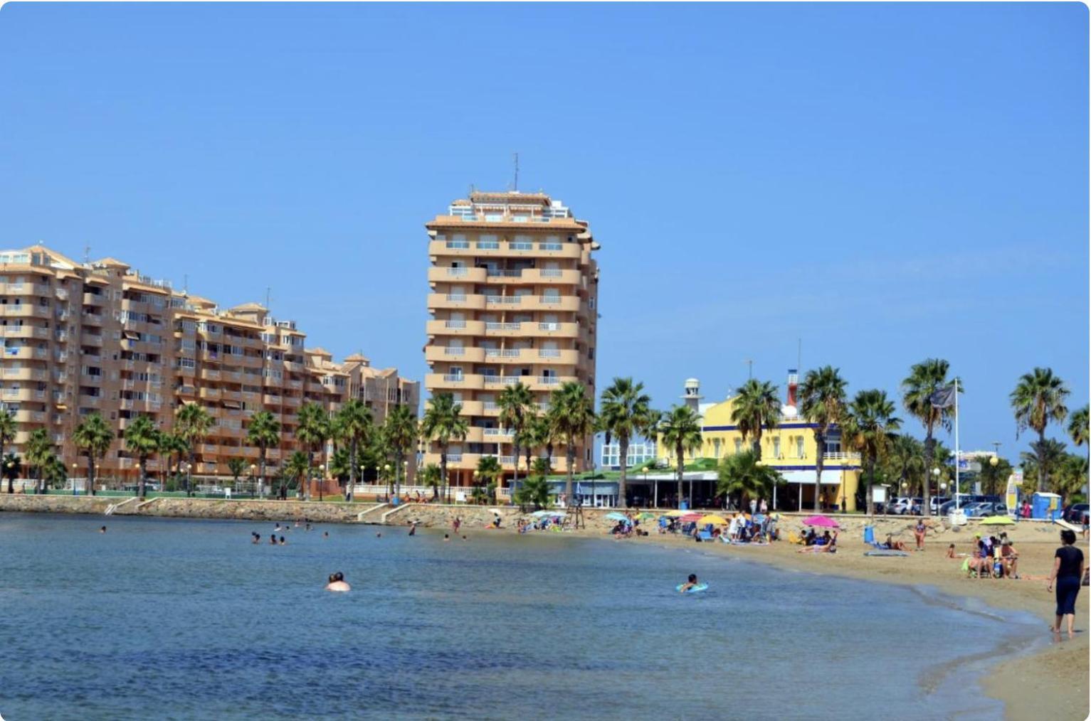 Lmha02 Villas De Frente Marino La Manga Exteriör bild